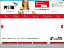 Tablet Screenshot of i-prema.de